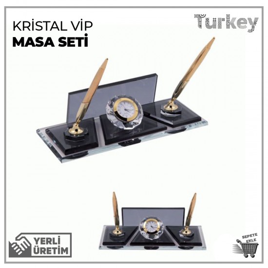 Promosyon Kristal Vip Masa Seti